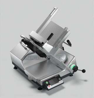Bizerba GSP HD IW-90 GCB commercial meat slicer, semi-automatic, exceptional condition, fully tested and working.