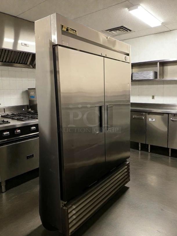 True R49-S commercial reach-in refrigerator, stainless steel, premium condition, fully tested, 115V, single phase.