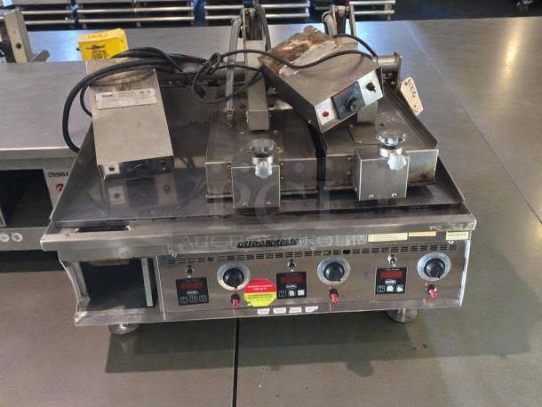 Pristine Keating MIRACLEAN® commercial gas griddle, multi-zone, NSF & UL listed, fully tested, model KEA-L-GRD-0281.