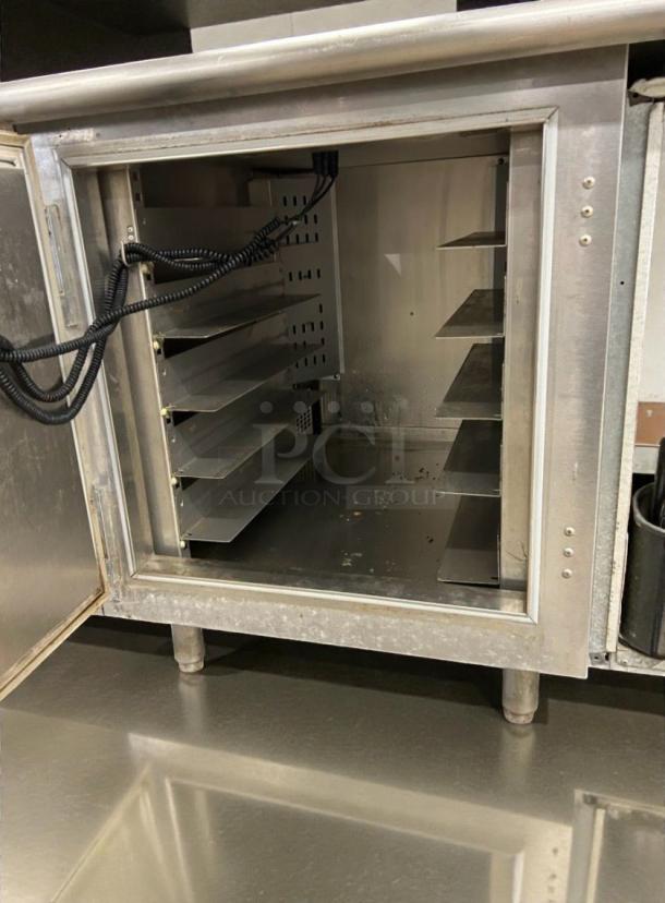 Traulsen RBC50-ZKR02 50 lb blast chiller, stainless steel, undercounter, tested, excellent condition.