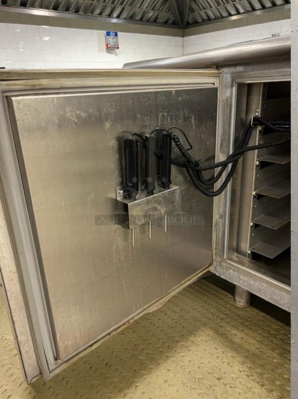 Traulsen RBC50 blast chiller, stainless steel interior, model RBC50-ZKR02, 50 lb capacity, fully tested, excellent condition.