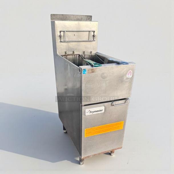 Frymaster 1ESG35T Gas Floor Fryer, pristine condition, natural gas, Shreveport, Louisiana. Fully tested and working.