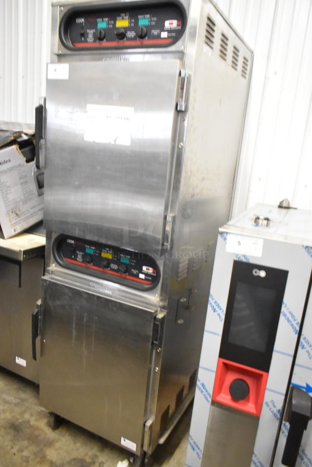 2018 Carter Hoffmann CH1600 N3 stainless steel commercial Cook N Hold oven on casters, 220V, 1 phase, good condition.