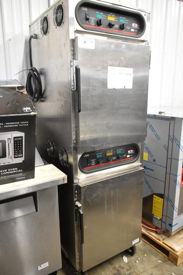 2018 Carter Hoffmann CH1600 N3 stainless steel commercial cook and hold oven on casters, 220V, 1 phase, with control panel.