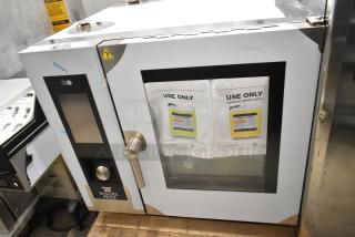 Bakers Pride AEHE061R stainless steel combi convection oven, brand new, scratch and dent, 208V, 3 phase, commercial use.