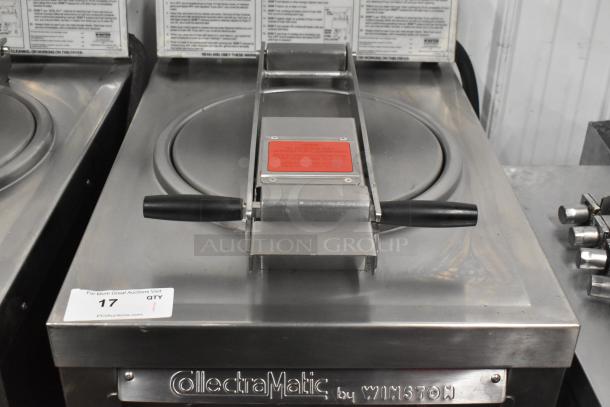 Winston CollectraMatic R620 stainless steel commercial pressure fryer, electric, 208V, 1 phase, excellent condition.
