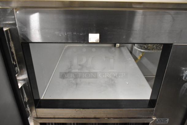 2016 Leader LM48 S/C Stainless Steel Commercial Prep Table, 115V, 1 Phase, used condition.