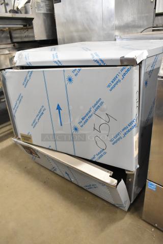 BRAND NEW SCRATCH AND DENT Piper Products RCM054S stainless steel blast chiller; 208-230V, 1 phase; protective wrap, visible dents.