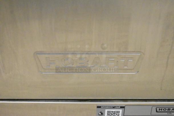 2023 Hobart LXER stainless steel undercounter dishwasher, logo and model tags visible. 120/208-240V, 1 phase.