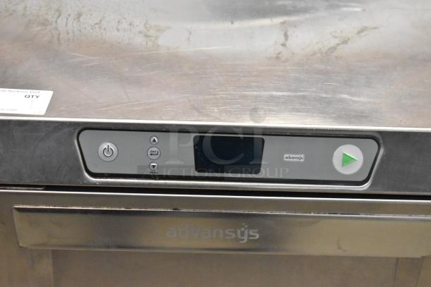 2023 Hobart LXER stainless steel undercounter dishwasher, advansys control panel, 120/208-240V, 1 phase, commercial use.