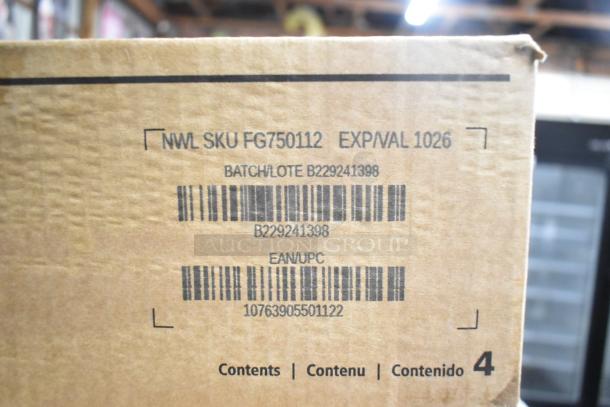 5 brand new boxes of Rubbermaid Auto Foam. NWL SKU FG750112 visible. Batch: B229241398.