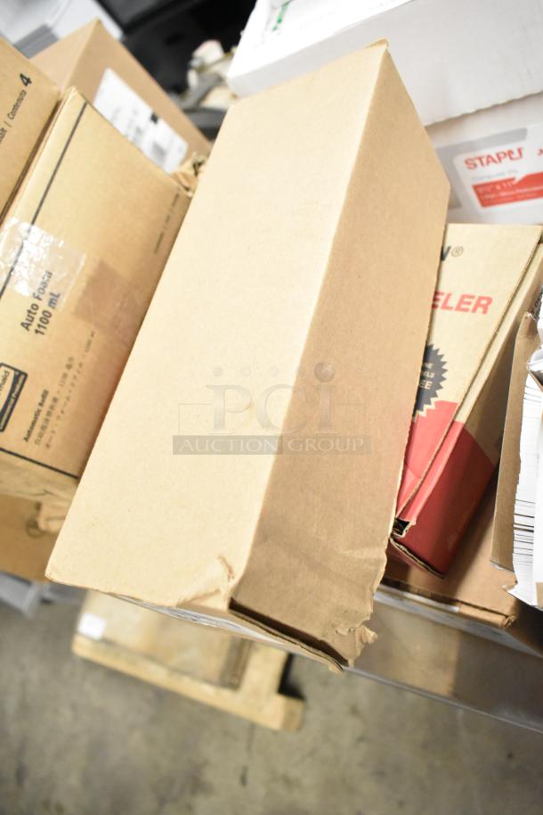 10 brand new boxes with Nickel rolls, Avery Dennison Monarch 1130 labeler, 9078-3066 thermal printer rolls.