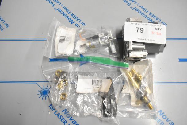 Five new mixed hardware items, including Garland Valve HP4530799 and AvaValley Hinge 34269400, in original packaging.