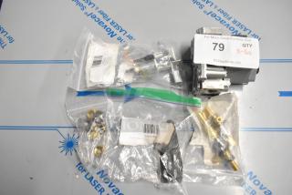 Five new mixed hardware items, including Garland Valve HP4530799 and AvaValley Hinge 34269400, in original packaging.