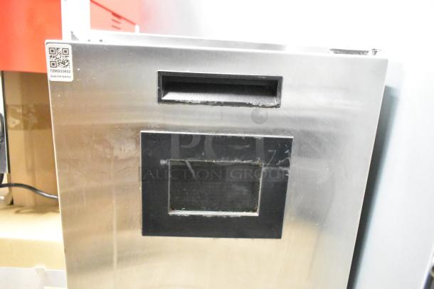 2021 JT-NITCOM-R Stainless Steel Nitro Dispenser by Automatic Bar Control. Features 115 volts, 1 phase, and service QR code.