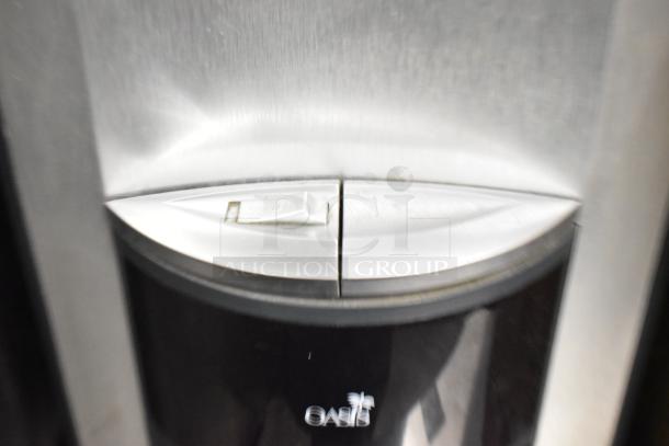 Oasis POU1CCTHS-HI001 metal countertop water dispenser, 115V, 1-phase, silver and black, visible Oasis logo.