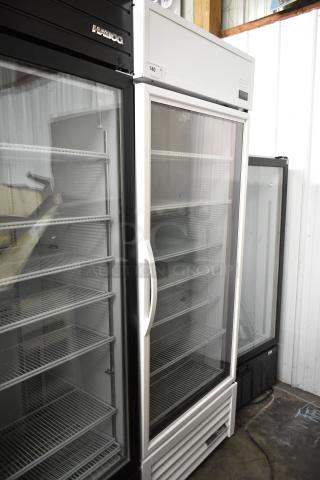 2021 True TSCI-600R-G-PH commercial cooler, glass door, poly-coated racks, 115V, 1 phase, excellent condition.