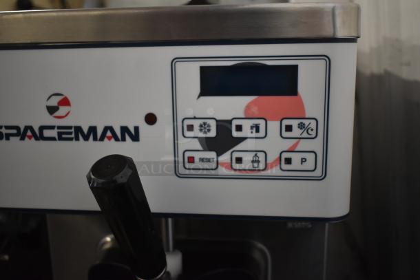 BRAND NEW 2024 Spaceman 6210-C soft serve machine, stainless steel, single flavor, digital control panel, gravity-fed.