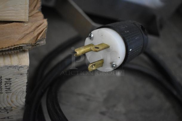 Power plug for Spaceman 6210-C soft serve machine, 110 volts, 1 phase. Cord connected, suitable for commercial use.