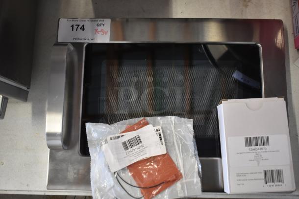 Three new items: Keurig 5000342079 drip tray, Bunn 57915.0000 heater pad, Solwave 180B859176148 door assembly. Scratch and dent sale.