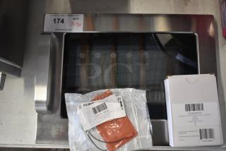 Three new items: Keurig 5000342079 drip tray, Bunn 57915.0000 heater pad, Solwave 180B859176148 door assembly. Scratch and dent sale.