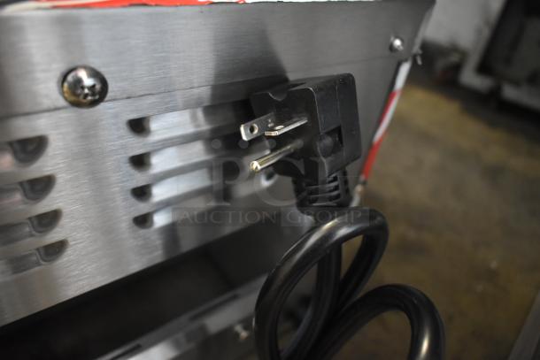 Stainless steel Galaxy 177GCT10 conveyor toaster with 3" opening and power cord. Brand new, 120V, 1 Phase.