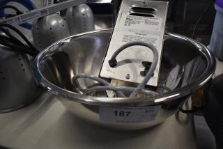 Four brand new Edlund 266 electric can openers with scratch and dent condition, metal bowl, 115V, labeled "4 Times Your Bid."