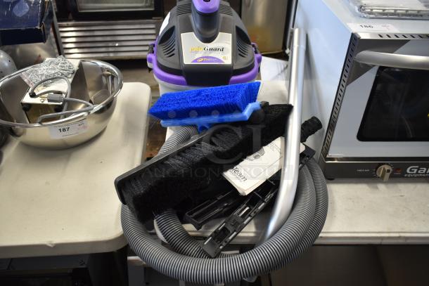 BRAND NEW 2025 ProGuard 1071281 Wet Dry Vac Vacuum Cleaner, 120 Volts, with attachments, minor scratches.