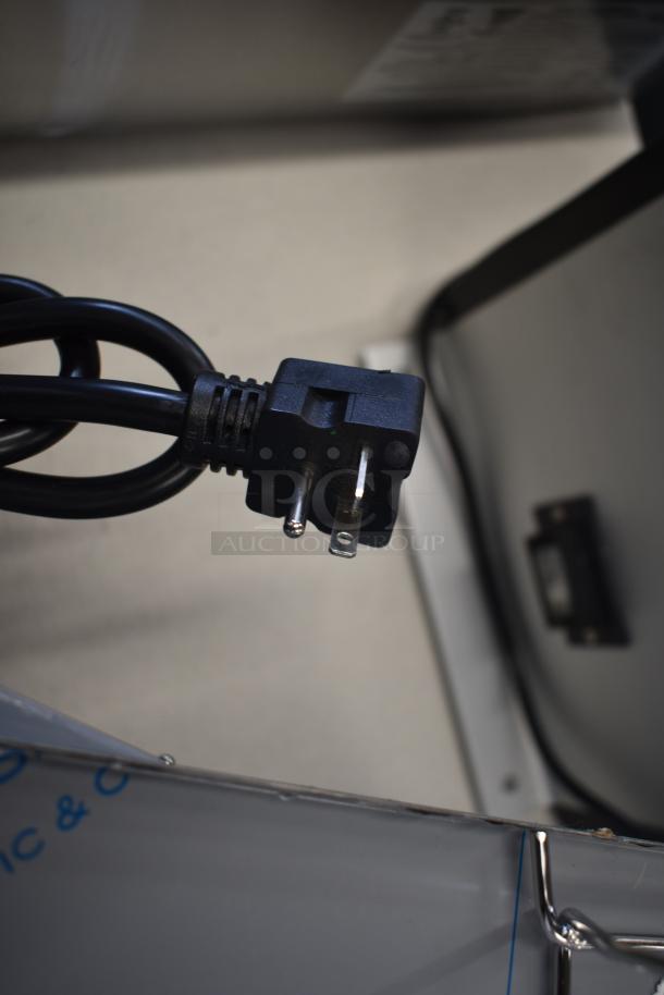 "Avantco 184T3600B Conveyor Toaster, stainless steel, 14.5'' wide, 3'' opening, 208V, new condition, shows power cord."