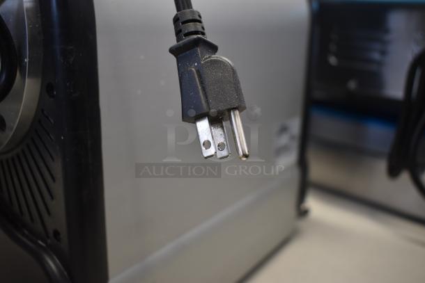 BRAND NEW Sirman GF Dakota 20021608WNA electric cheese grater, 120V, 1 phase, visible 2-prong power plug, minor scratches.