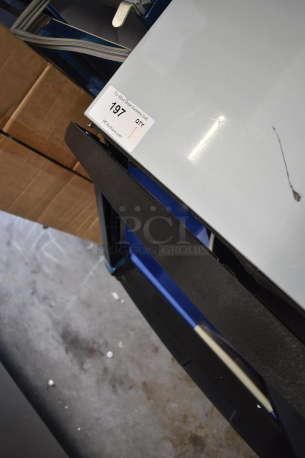 Brand new Avantco 194UCF280A stainless steel commercial ice machine with scratches, 299 lb. capacity, 115V, 1 phase.