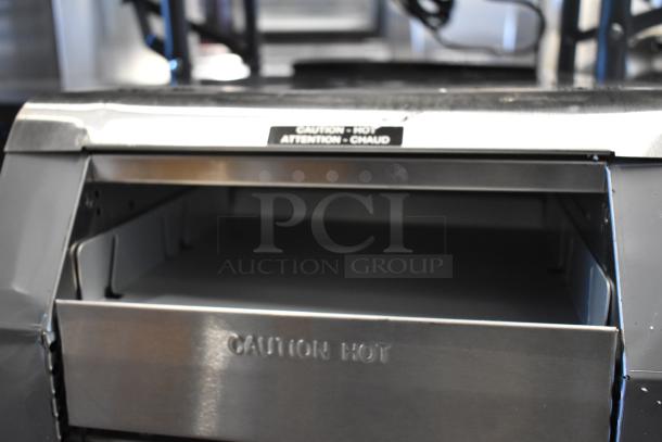 BRAND NEW Hatco TQ-800HBA Stainless Steel Commercial Conveyor Toaster with 3" opening. Scratch and dent. 208V, 1 Phase.