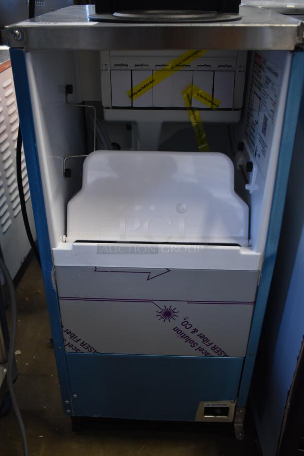 Brand new Hoshizaki AM-50BAK stainless steel undercounter ice machine, 27 lb. bin capacity, 54 lb. production, 115 Volts.