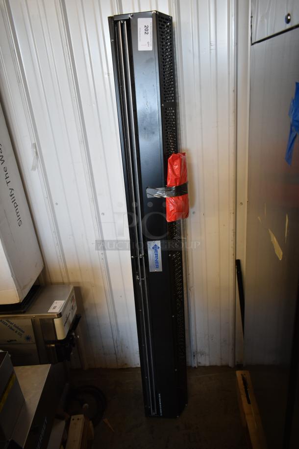 BRAND NEW 2025 Berner SLC07-1072AA-BK 72" black air curtain, sanitation certified, in original condition.