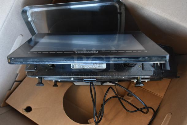 2017 Hobart HTi-7LH26 countertop food portioning scale, tested and working, with visible power cord and model label.