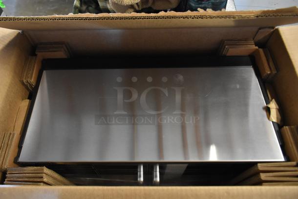 IN ORIGINAL BOX! HotLogic 800 Metal Countertop Automatic Self-Cooking Appliance in new condition, boxed packaging.