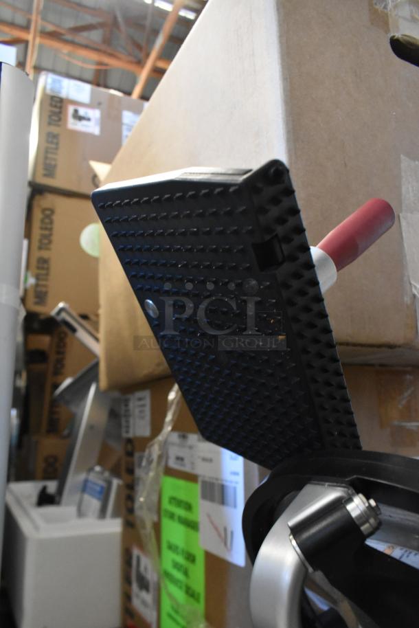 2023 Bizerba GSP HD metal commercial meat slicer, countertop model, 120 volts, 1 phase, excellent condition.