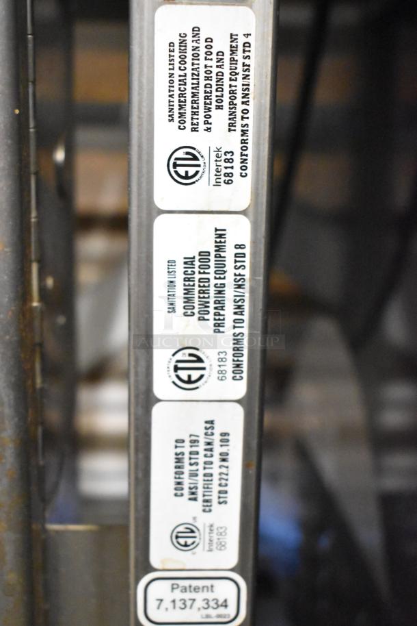 Belshaw Adamatic TG-50 Thermoglazing Station, stainless steel, commercial casters, 208V, 1 phase, ETL listed.