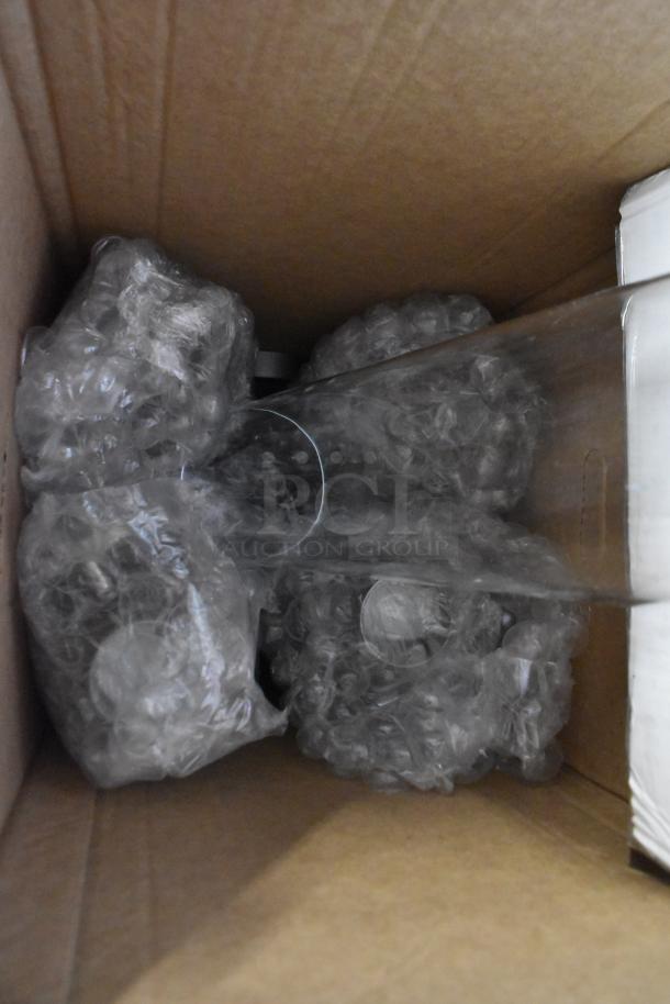 Brand new Hatco dry goods dispenser in box, protected with bubble wrap. Scratch and dent condition.