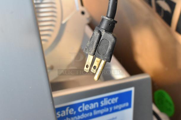 2023 Bizerba GSP HD 13" heavy-duty meat slicer, illuminated, automatic gravity feed, 120V, 1 phase, excellent condition.