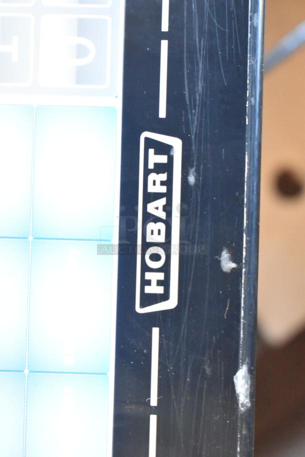 2017 Hobart HTi-7LH26 metal commercial countertop food portioning scale, tested and working, logo visible.