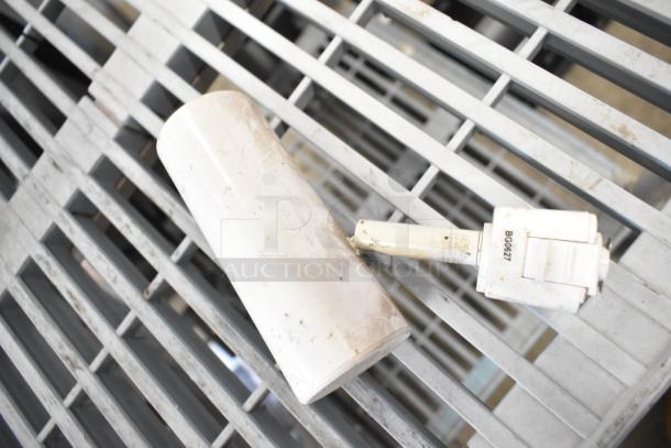 19 various items including emergency lights, exit sign, Eaton power box. Condition varies. Buy 19 times your bid.