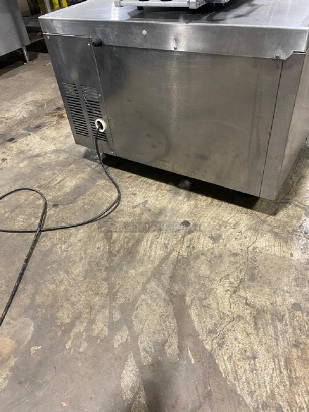 Beverage-Air stainless steel 2-drawer refrigerated chef base, model WTRCS3610003, on casters, 115V, 1 phase.