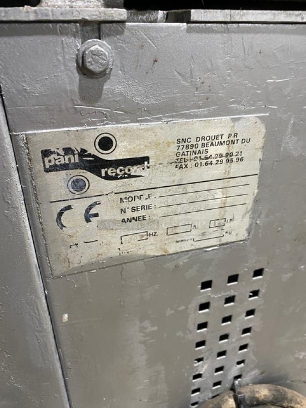 Panimatic P84S Commercial Electric Dough Divider, Model P84-S, SN 025S225, on casters, visible label, used condition.