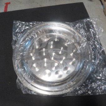 NEW Stainless Steel 12 Inch Cater Tray wrapped in plastic, pristine condition, brand 2XBID.
