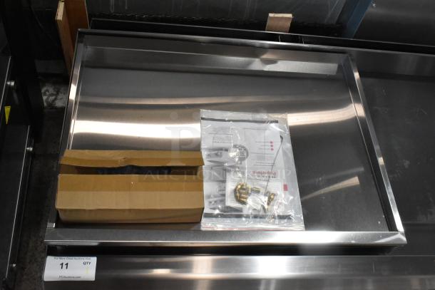 Brand new Cooking Performance Group 72" stainless steel griddle, model 351GTCPG72NL, natural gas, thermostatic controls.