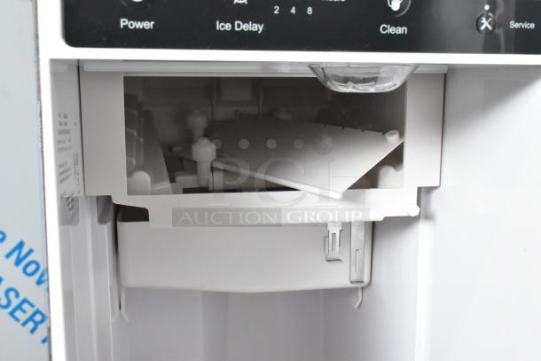 Brand new 2025 Manitowoc USE0050A-161 stainless steel undercounter ice machine. Capacity: 45 lb, 115V, 1 Phase.