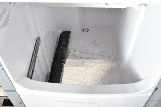 2025 Manitowoc USE0050A-161 stainless steel ice machine interior, new condition, 45 lb. capacity, 115V, 1 phase.