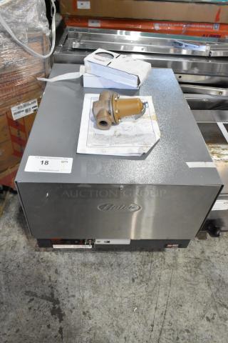 BRAND NEW Hatco C-39 stainless steel commercial booster water heater, 480V, 3-phase. Scratch and dent condition.