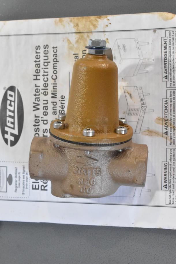 Hatco C-39 compact booster water heater, stainless steel, 480V, 3 phase, new scratch and dent condition.